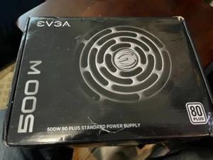 EVGA 500 W1 80 Plus 500W Power Supply - Open Box - Picture 1 of 3