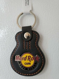 Nuevo Hard Rock Cafe CUATRO VIENTOS CASINO Guitarra Cuero Llavero UBICACIÓN CERRADA - Imagen 1 de 5