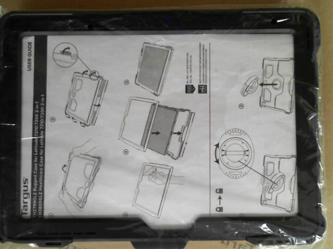 Funda resistente Targus para tablet Dell Latitude 7210/7200 2 en 1, negra Foto 1 de 1