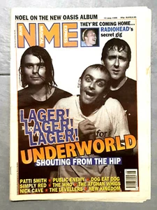 New Musical Express 13th JUL 1996 Oasis Who Radiohead Dylan Underworld Levellers - Picture 1 of 12