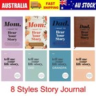 Dad I Want to Hear Your Story Mom Mum Journal To Share Life Leather Notebooks AU