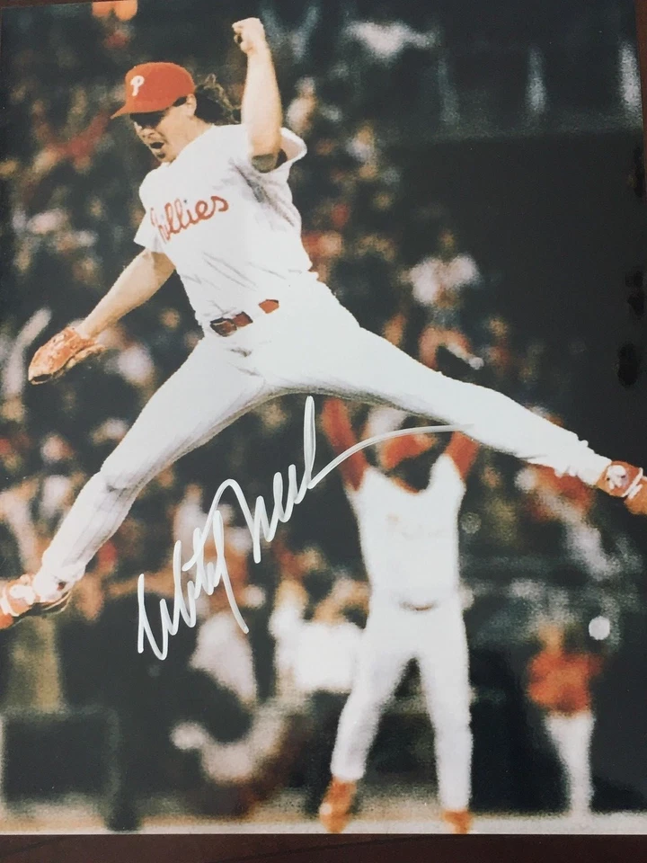 MITCH WILLIAMS 1993 PHILADELPHIA PHILLIES AUTOGRAFIADO FIRMADO NLCS CHAMPS 11X14  Foto 1 de 1
