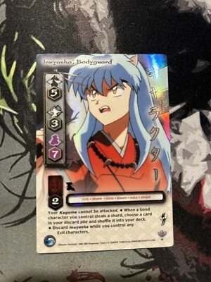 InuYasha TCG -"Inuyasha, Bodyguard"  (Foil) Set Yokai #91 - Image 1 of 2