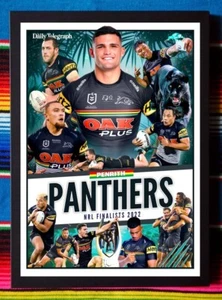 Póster enmarcado 2022 Penrith Panthers NRL Premiers Nathan Cleary - 62 cm x 44,5 cm - Imagen 1 de 4
