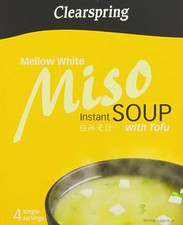 Clearspring Instant Miso Soup Mellow White with Tofu 40g Pack of 8