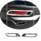 For Honda Cr-V 2020-2021 Abs Chrome Tail Rear Fog Light Lamp Frame Cover Trim 2X