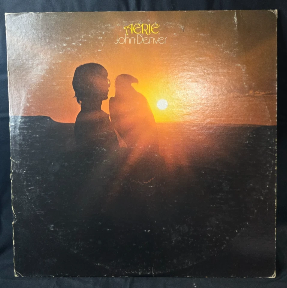 John Denver Aerie 1971 LP Vinyl Record Album With Poster First Pressing Mint - Image 1 of 4