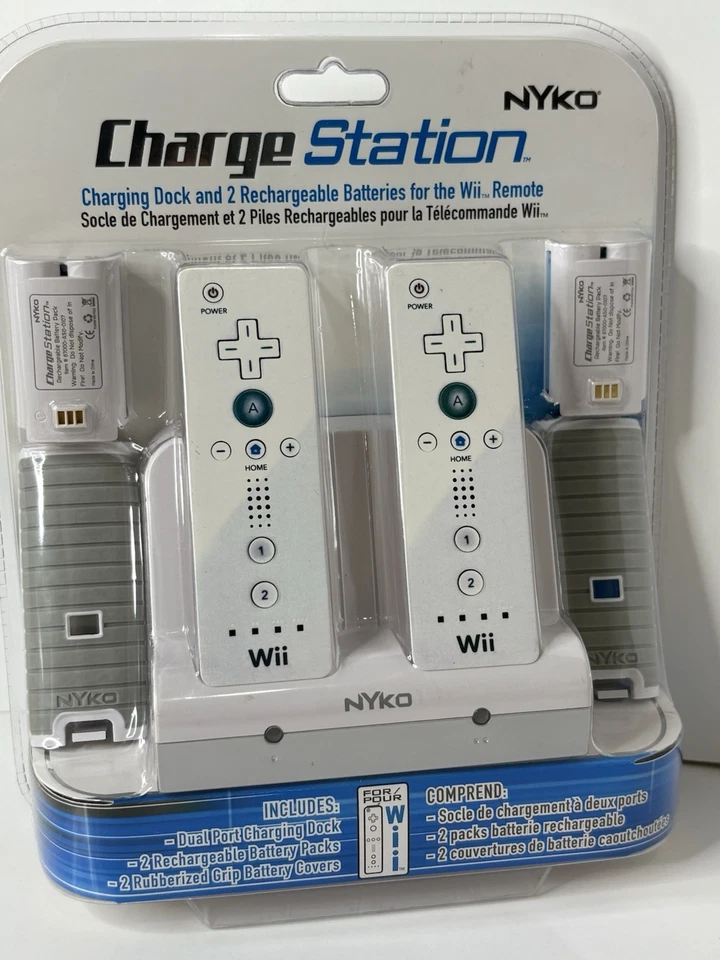 Nyko Charge Station Dock with Batteries - Nintendo Wii **BRAND NEW, SEALED** - Image 1 of 4