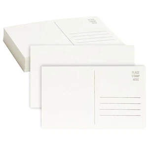 50 Pack 4x6" Blank Mailable Postcards, Watercolor Painting Paper Cards for DIY - Picture 1 of 8
