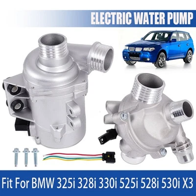 11517586925 Electric Water Pump For 2007-13 BMW E90 325i 328i 525i 528i X3 X5 Z4 - Image 1 of 4
