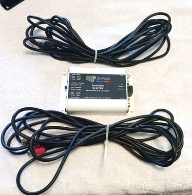 USED OLD SCHOOL ZAPCO SLB-TP4 4 CHANNEL LINE TRANSMITTER LINE DRIVER DIN TO RCA - Image 1 of 4