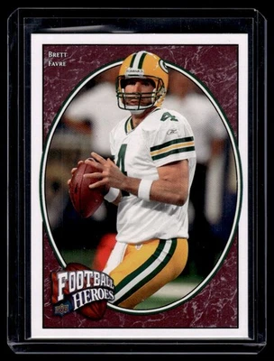 2008 Upper Deck Heroes Brett Favre Green Bay Packers #8 - Image 1 of 2