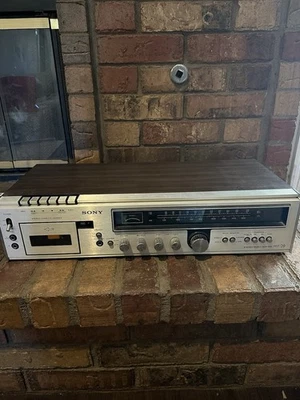 Sistema de música estéreo Sony HST-79 receptor de casete vintage 1975 funcionando buen aspecto Foto 1 de 4