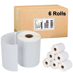 6 Rolls DYMO 4XL Thermal Shipping Labels 4"x6" Compatible 1744907 - 220 Per Roll - Picture 1 of 5