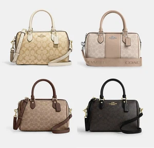 NWT Coach Rowan Satchel Bag In Signature Canvas CW376/CV961/CH486 - Picture 1 of 35