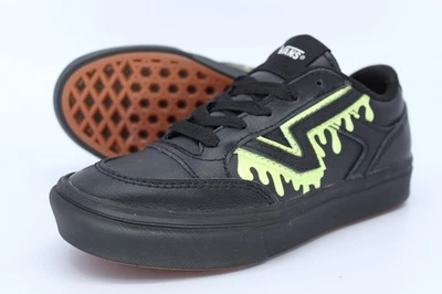 ZAPATOS VANS NIÑOS LOWLAND CC SNEAKER KS 13 EUR 30,5 TRIPPY DÍA NEGRO BRILLO Foto 1 de 3