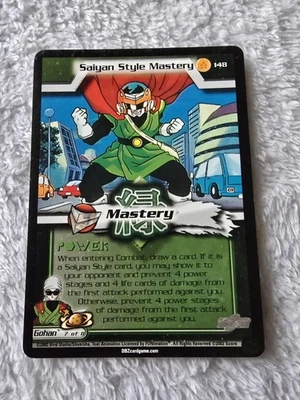 DBZ Dragon Ball Z Saiyan Style Mastery 148 CCG Unlimited World Games Saga MP - Image 1 of 4