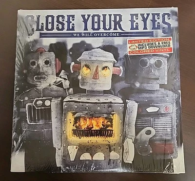 Close Your Eyes We Will Overcome Limited Edition White Vinyl Record Great Cond. - Image 1 of 4