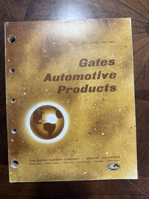 GATES AUTOMOTIVE PRODUCTS 50ª Edição 1962-63 - Imagem 1 de 4