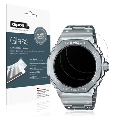 2x Protection ecrán pour Casio G-Shock GM-B2100D mat Verre souple Film - Photo 1/4