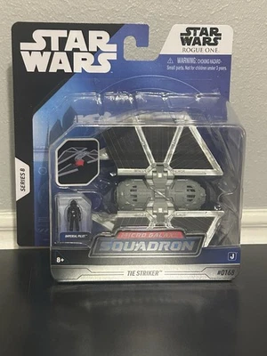 Star Wars Micro Galaxy Squadron Tie Striker w/Imperial Pilot #0168 Series 8 NEW - Image 1 of 3