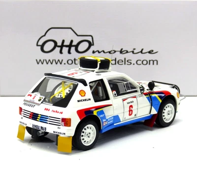 Peugeot 205 TURBO T16 Salonen #6 Gr.B Rally Safari Africa 1985 OT1161 1:18 OttO - Image 1 of 4