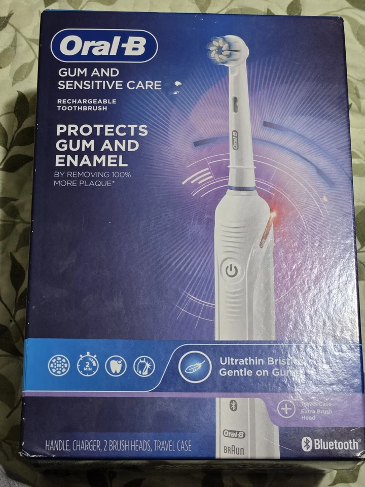Oral-B Gum and Sensitive Care Rechargeable Toothbrush with Bluetooth - Image 1 of 4
