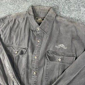 Team Realtree Signature Collection Mens L Faded Black Cotton Hunting Vintage - Picture 1 of 10