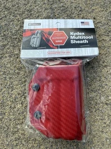 Clip And Carry Kydex Multitool Belt Sheath- Leatherman Wave/+ Red - Picture 1 of 5