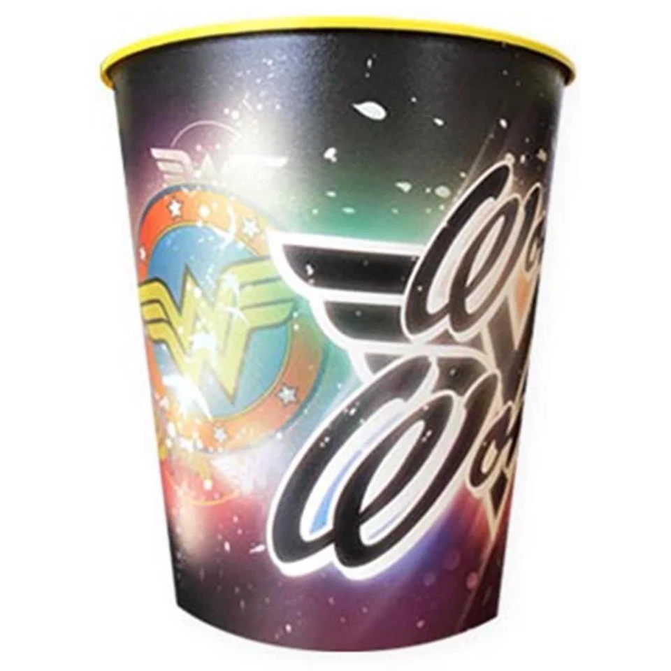 Taza Favor Recuerdo Estadio Mujer Maravilla 16 OZ Suministros para Fiesta de Cumpleaños 1 Ct Foto 1 de 1