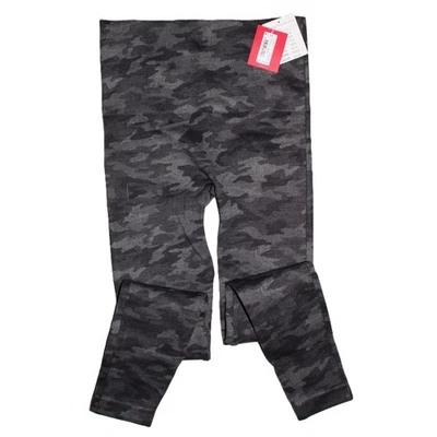 Leggings sin costuras Spanx Look at Me Now gris jaspeado camuflaje talla pequeña Foto 1 de 4