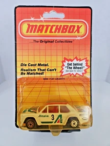 Matchbox Superfast MB9 Fiat Abarth white 1:64 - Picture 1 of 6