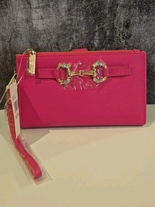 Anne Klein Horsebit Geldbörse Warm Pink #AKW1255 Kalbsleder Neu mit Etikett (118) - Bild 1 von 4
