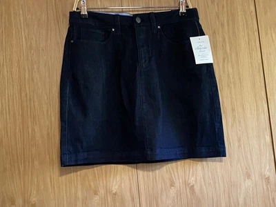 Pantalón Corto Denim Croft & Barrow Damas Elastizado Sin Esfuerzo Azul Marino Talla 8 Nuevo con Etiquetas Foto 1 de 4