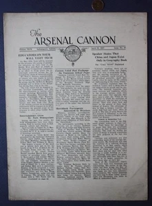 1937 Indianapolis Indiana Arsenal Technical High School Cannon Booklet SCARCE -- - Picture 1 of 1