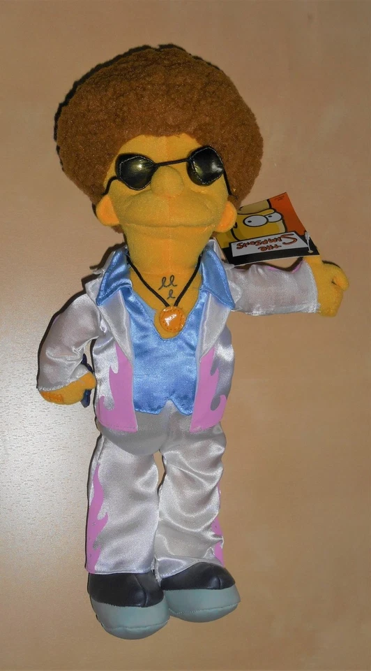 HACER OFERTA Applause Los Simpson Disco Stu 14 pulgadas muñeca de peluche juguete con etiquetas 2004 Foto 1 de 2