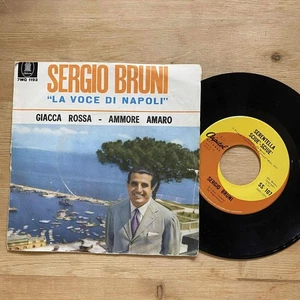 Sergio Bruni – Giacca Rossa / Ammore Amaro 45RPM VG+ R52 - Picture 1 of 2