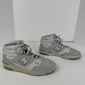 Zapatillas de baloncesto New Balance 650R para hombre 10,5 altas gris blanco retro - Imagen 1 de 10