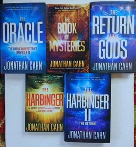 JONATHAN CAHN BOOK LOT (5) ~ HARBINGER 1 & 2, GODS, MYSTERIES, ORACLE ~ PROPHECY - Picture 1 of 1