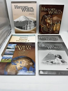 Abeka History of the World w. Answer Keys, 7th Gr Homeschool / School, 5th Ed - Picture 1 of 10