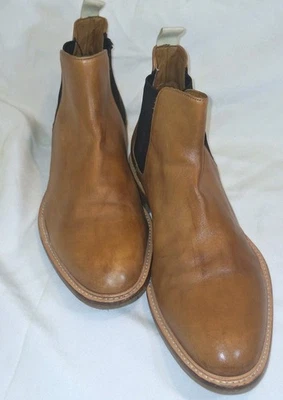 Botas de tornozelo masculinas Gordon Rush couro marrom Johnathan tamanho 11 - Imagem 1 de 4