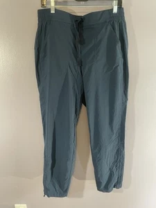 Pantaloni da jogging Orvis donna L blu outdoor escursionismo guscio zip tasca leggeri - Foto 1 di 10