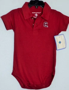 South Carolina Gamecocks 6-9 Months Polo Creeper, One piece - Picture 1 of 1