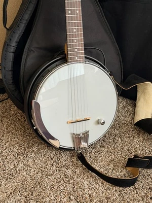 Gold Tone AC-6+: Acoustic Composite Banjitar with Pickup and Gig Bag - Image 1 of 4