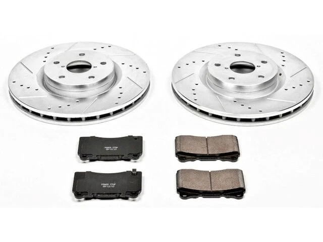 Kit de pastillas de freno delanteras y rotor para 05-17, 20 Subaru Impreza WRX STI WRX RQ11T8 Foto 1 de 1