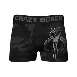 Embrace the way of the Mandalore with CRAZYBOXER Men's Boxer Briefs featuring Th - Picture 1 of 2