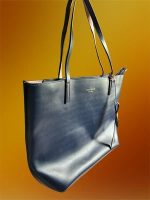 Bolsa tote Kate Spade Lawton Way rosa azul oceânico em excelente estado usado - Imagem 1 de 4