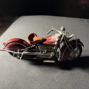 FRANKLIN MINT 1942 INDIAN Motorcycle Model 442 1:10 w/Orig. Box - Picture 1 of 6