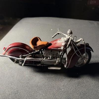FRANKLIN MINT 1942 INDIAN Motorcycle Model 442 1:10 w/Orig. Box - Image 1 of 4
