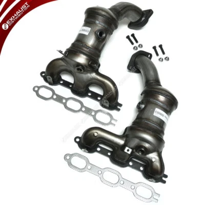 DODGE GRAND CARAVAN 4.0L 2008-2010 Manifold Catalytic Converter 2 PIECES PAIR Foto 1 de 4